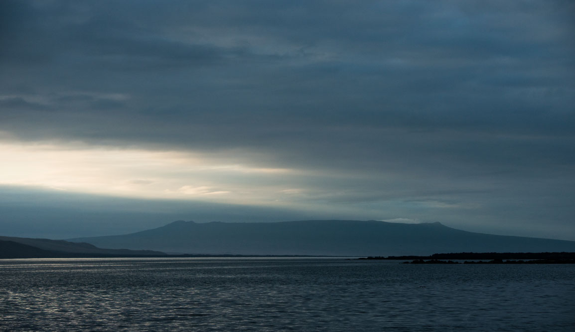 Vicente Roca Point in Isabella Island, view of the ocean